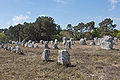 Alignement et dolmen de Kerlescan