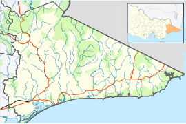 Genoa is located in Shire of East Gippsland