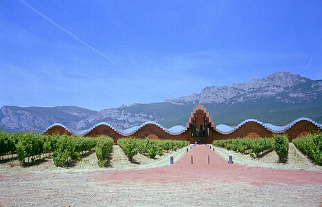 Bodegas Ysios winery in Laguardia, Spain (1998–2001)