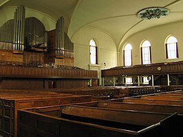 Interieur van het gebouw