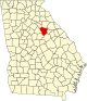 State map highlighting Greene County