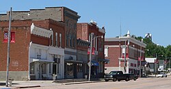 Downtown, west side of Main Street, looking NW, 2010