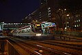 Tin Yiu stop at night with Phase IV vehicle