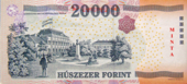 20000 Forint Rückseite