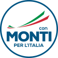 Logo of the coalition's joint Senate list "With Monti for Italy"