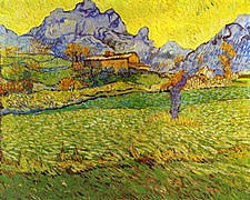 Vincent van Gogh, Le Mas de Saint-Paul (1889), Otterlo, musée Kröller-Müller.