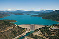 Barrage Shasta, États-Unis, de type barrage poids-voûte