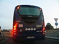 Retro di un Irizar Scania a Sassari