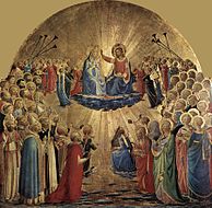 Fra Angelico Coronation of the Virgin, 112 × 114 cm