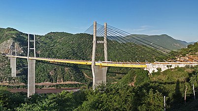 Mezcala Bridge on Highway 95 in Mexico