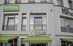 photograph of Veganz storefront