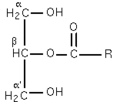 β-monoglizeridoa.