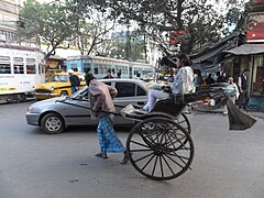 Kolkatai utcakép