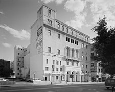 Variety Arts Center Building, 938-940 South Figueroa, 1980, Julius Shulman photo