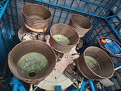 Saturn V main rockets, Kennedy Space Center Visitor Complex