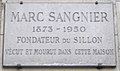 Plaque au no 34.