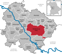 Weißenburg in Bayern - Localizazion