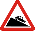 Steep descent