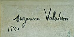 Suzanne Valadons signatur