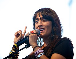 Zahra tijdens het Nice Jazz Festival in 2010