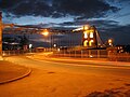 2.5 second exposure of the Menai Suspension Bridge in Wales (IXUS 55)