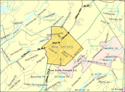 Census Bureau map of Newton, New Jersey Interactive map of Newton, New Jersey