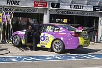 The Holden VF Commodore of Dean Fiore at the 2013 Clipsal 500.