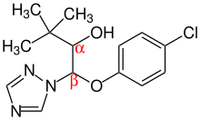 Triadimenol mit eigens markierter alpha- und beta-Position