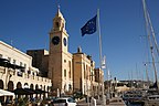 Former Victualling Yard bakery building (1844), which now houses the Malta Maritime Museum.