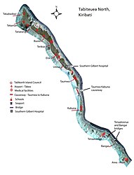 Satellitenkarte von Tabiteuea North