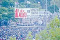 Acto del 1 de mayo de 1983, en Montevideo, Uruguay.