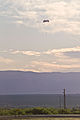 Parachute descending