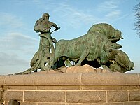 The Gefion Fountain in Copenhagen