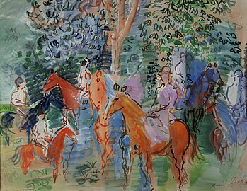 La famille du comte Harry Kessler à cheval, Fondation Bemberg Toulouse