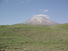 El Damavand desde la meseta iraní.