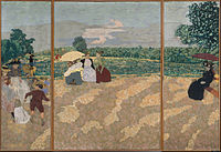 Decorative screen, The Public Gardens by Édouard Vuillard (1895)