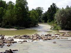 L'Adour à Saint-Sever.