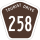 Tourist Drive 258 marker