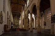 Hölzerne Tonnengewölbe der Oude Kerk in Delft