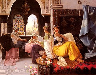 Harem Scene, Quintana Olleras, 1851–1919