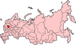 Lage innerhalb Russlands