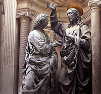 Verrocchio, Doubting Thomas, 1467–1483, Orsanmichele, Florence