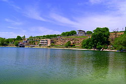 The Aknalich lake in Aknalich village