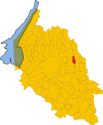 Cazzano di Tramigna – Mappa