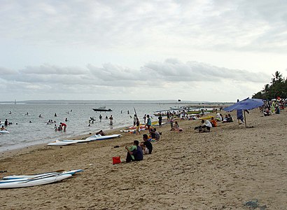 Suasana ring pasih Sanur