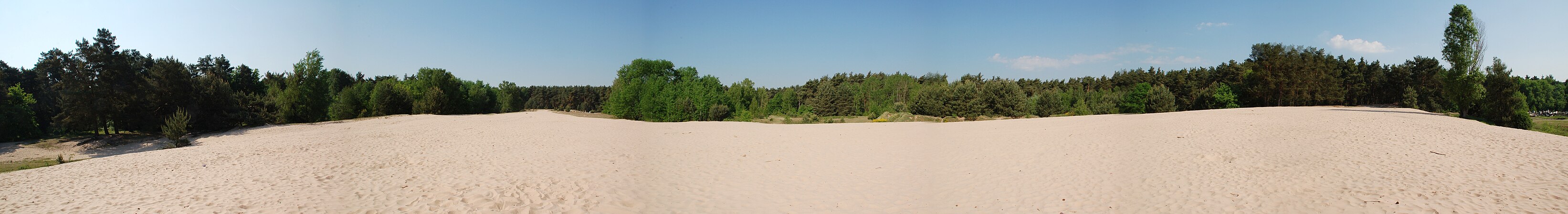 Panoramabild der großen Düne mit 300°