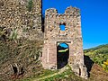 Torturm der Burg Hugstein im Elsass, Frankreich