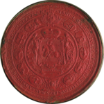 The Great Seal of Lithuania with Vytis (Waykimas) in the centre, belonging to Stanislaus II Augustus, 1764