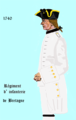 Régiment de Bretagne 1740 bis 1757