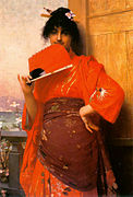 Une Japonaise, Jules Lefebvre (1882).